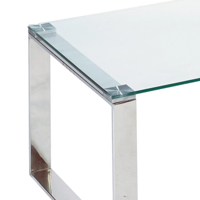 Mihran Glass Top Coffee Table - Chic Decora