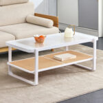 Millbury Glass Top Coffee Table - Chic Decora