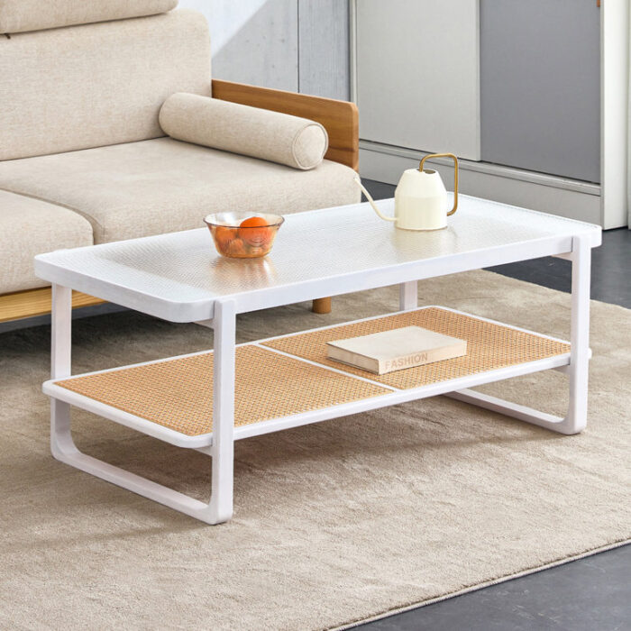 Millbury Glass Top Coffee Table - Chic Decora