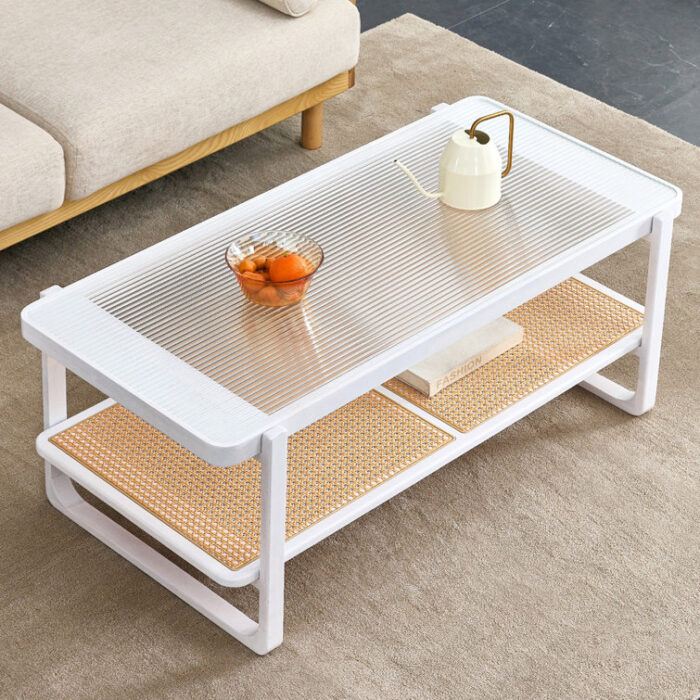 Millbury Glass Top Coffee Table - Chic Decora