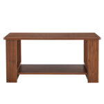 Modern And Minimalist Double Layered Rectangular Coffee Table And Coffee Table - Chic Decora