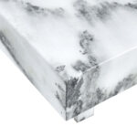 Modern And Practical Coffee Table With Imitation Marble Patterns - Chic Decora