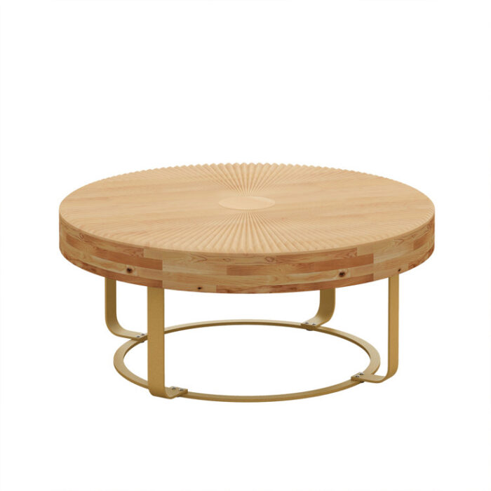 Modern Round Coffee Table - Chic Decora