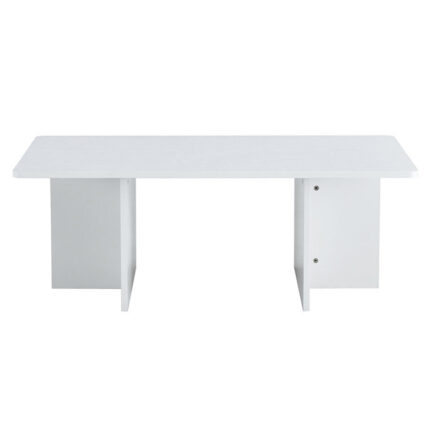 Solid Wood Top Single Coffee Table - Chic Decora