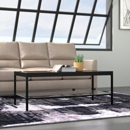 Mulligan Glass Top Coffee Table - Chic Decora