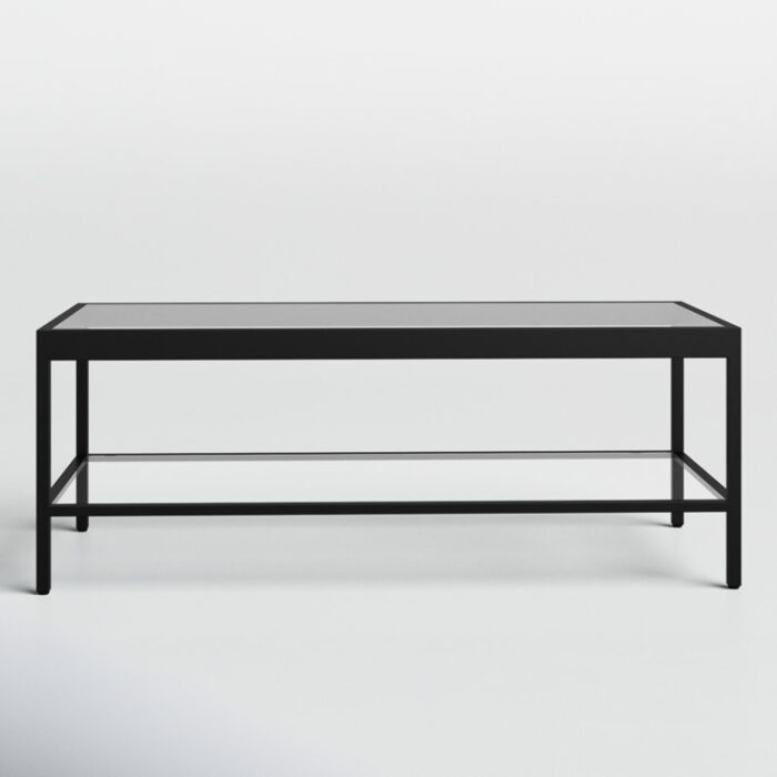 Mulligan Glass Top Coffee Table - Chic Decora