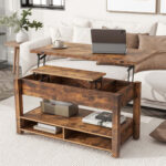 Multi-Functional Coffee Table With Open Shelves - Chic Decora