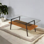 Nathinal Glass Top Coffee Table - Chic Decora