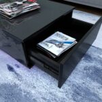 Nelliston LED Coffee Table with Drawer - Chic Decora