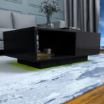 Nelliston LED Coffee Table with Drawer - Chic Decora