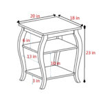 Neylah Coffee Table, End Table, Living Room Table - Chic Decora