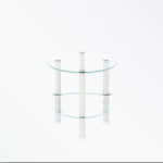 Norwin Glass Top Single Coffee Table - Chic Decora