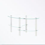 Norwin Glass Top Single Coffee Table - Chic Decora