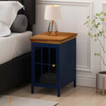 Olline Solid Wood Top Coffee Table - Chic Decora