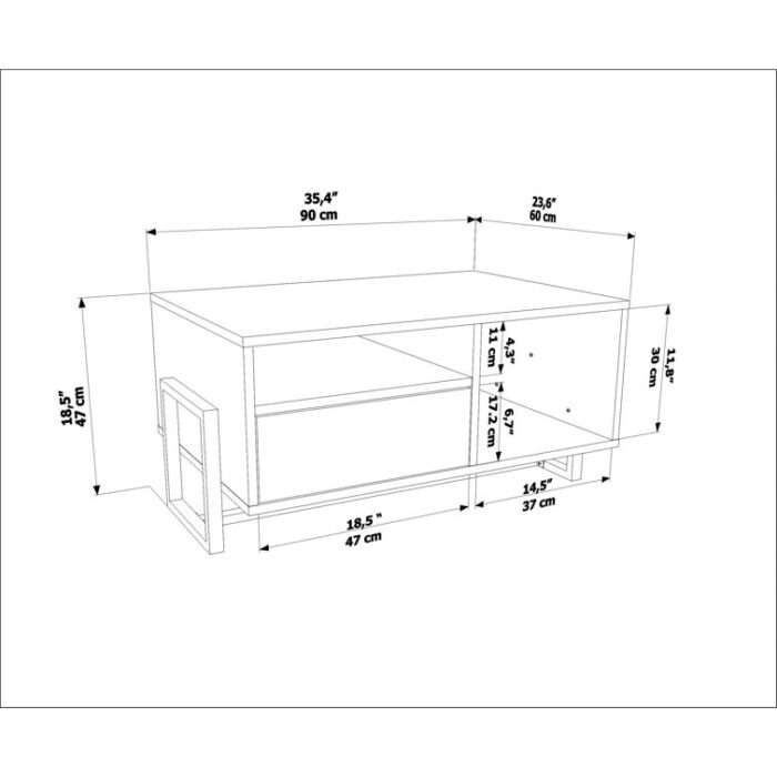 Pavielle Coffee Table - Chic Decora