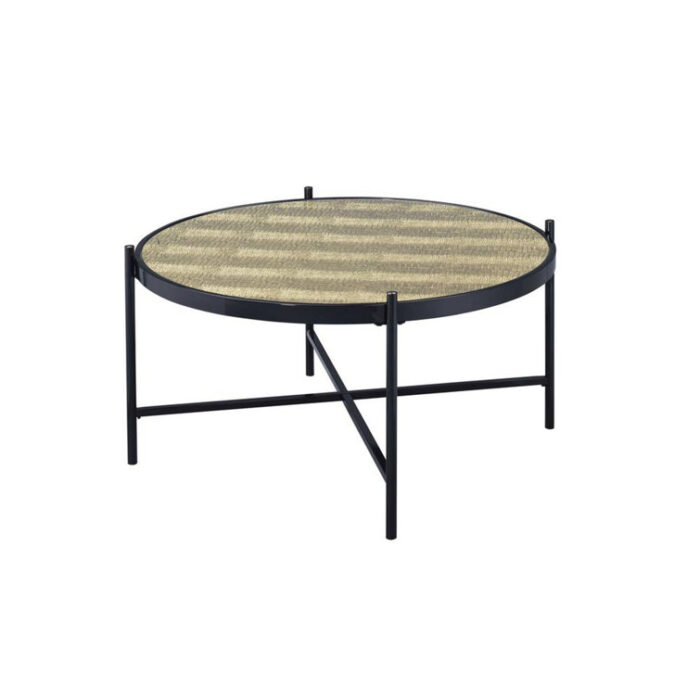 Phinneaus Glass Top Coffee Table - Chic Decora