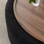 Pietsch Round Coffee Table with Storage - Chic Decora