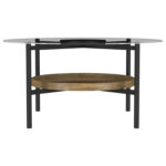 Quantasha Glass Top Coffee Table - Chic Decora