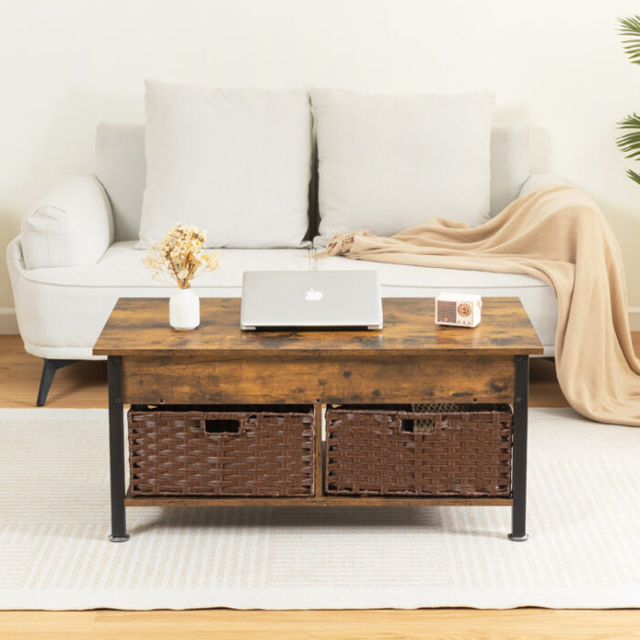 Retro Single Coffee Table - Chic Decora