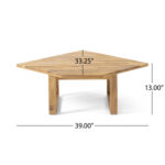 Ronks Solid Wood Coffee Table - Chic Decora