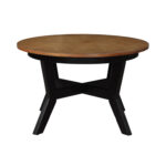 Round Wooden Coffee Table - Chic Decora