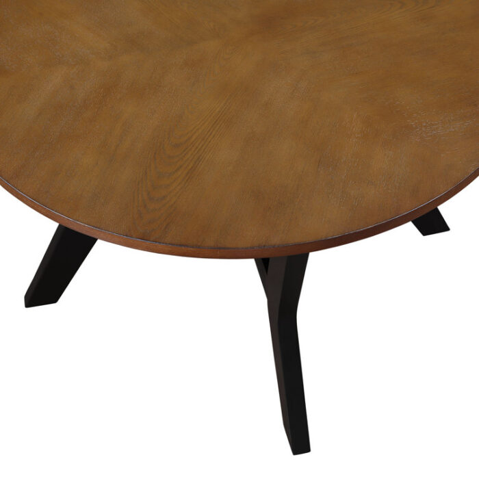 Round Wooden Coffee Table - Chic Decora