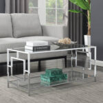 Laith Glass Top Coffee Table - Chic Decora