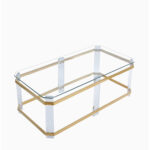 SelenÂ Â Glass Top Coffee Table - Chic Decora