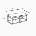 SelenÂ Â Glass Top Coffee Table - Chic Decora