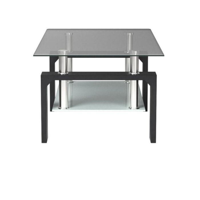 Semon Glass Top Coffee Table - Chic Decora