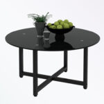 Sereya Glass Top Single Coffee Table - Chic Decora