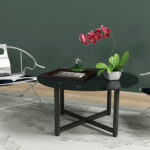 Sereya Glass Top Single Coffee Table - Chic Decora