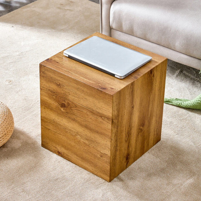 Side Table, Wood End Table, Modern Beside Sofa Couch Coffee Table, Bedside Table Nightstand - Chic Decora