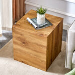 Side Table, Wood End Table, Modern Beside Sofa Couch Coffee Table, Bedside Table Nightstand - Chic Decora