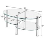 Siguna Glass Top Coffee Table - Chic Decora