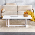 Skylloura Glass Top Coffee Table - Chic Decora