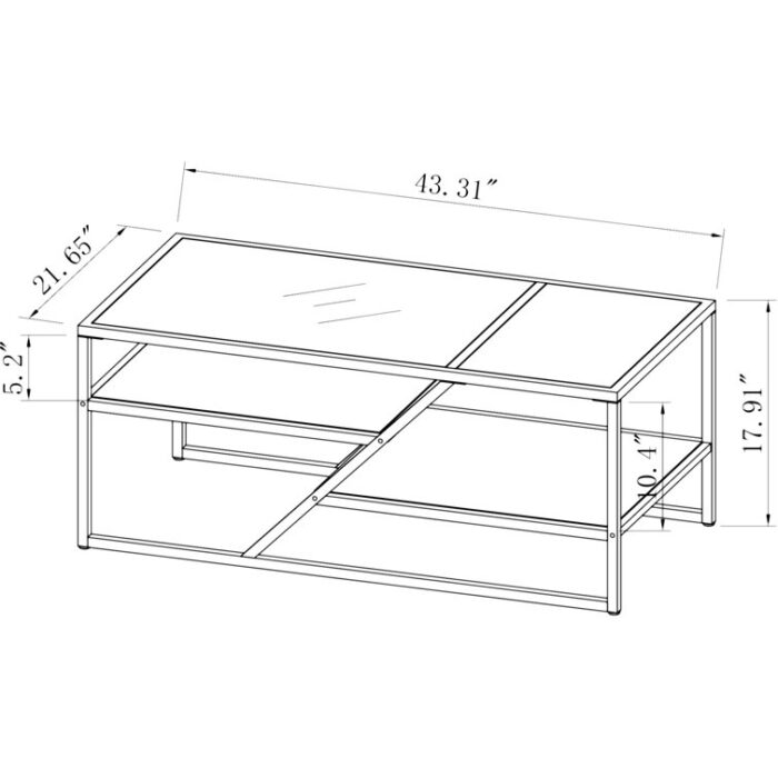 Sojeva Coffee Table - Chic Decora