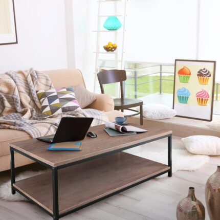 Solid Wood Coffee Table - Chic Decora