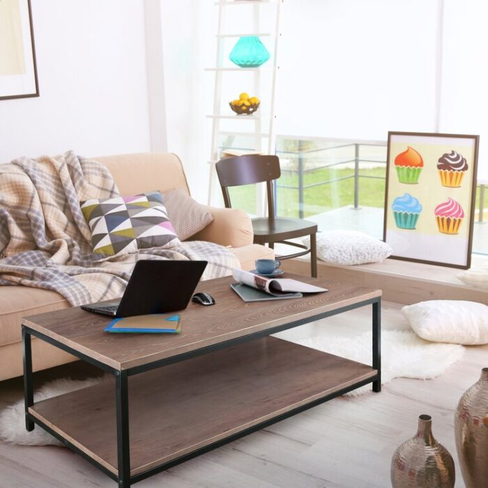 Solid Wood Coffee Table - Chic Decora