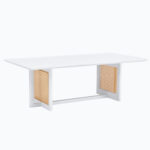 Solid Wood Single Coffee Table - Chic Decora