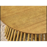 Solid Wood Top Single Coffee Table - Chic Decora