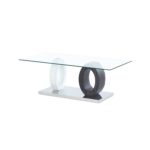 Spurlock Glass Top Coffee Table - Chic Decora