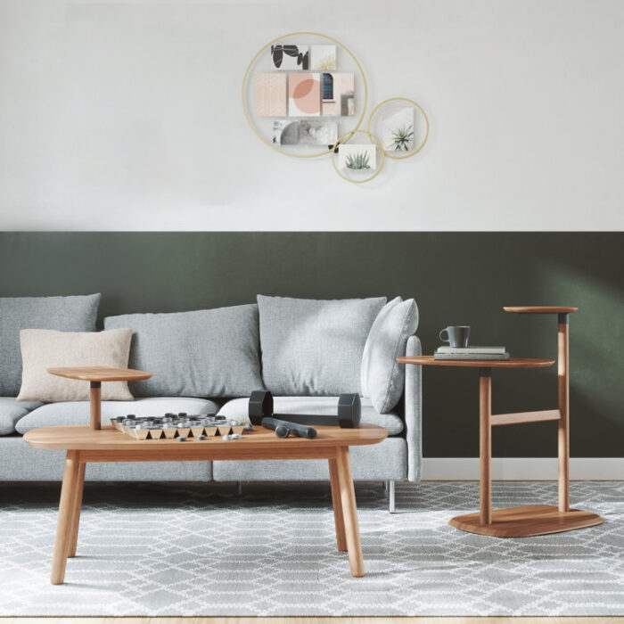 Swivo Solid Wood Coffee Table - Chic Decora