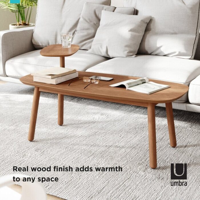 Swivo Solid Wood Coffee Table - Chic Decora