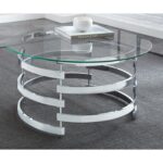 Telly Glass Top Coffee Table - Chic Decora