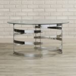 Telly Glass Top Coffee Table - Chic Decora