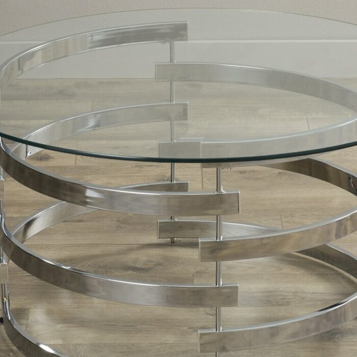 Telly Glass Top Coffee Table - Chic Decora