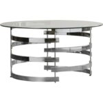 Telly Glass Top Coffee Table - Chic Decora