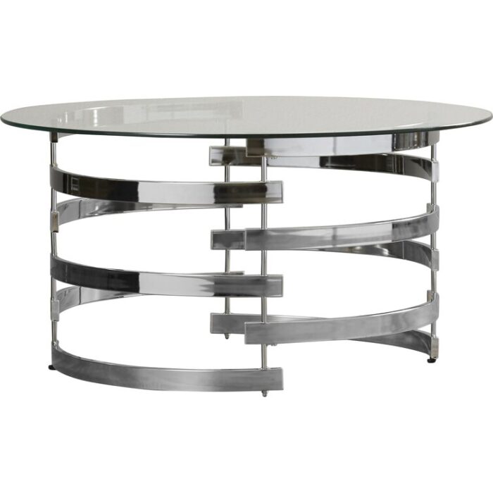 Telly Glass Top Coffee Table - Chic Decora