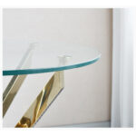 Tenoch Glass Top Coffee Table - Chic Decora